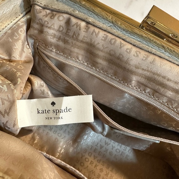 KATE SPADE framed ostrich print bag - Picture 14 of 16